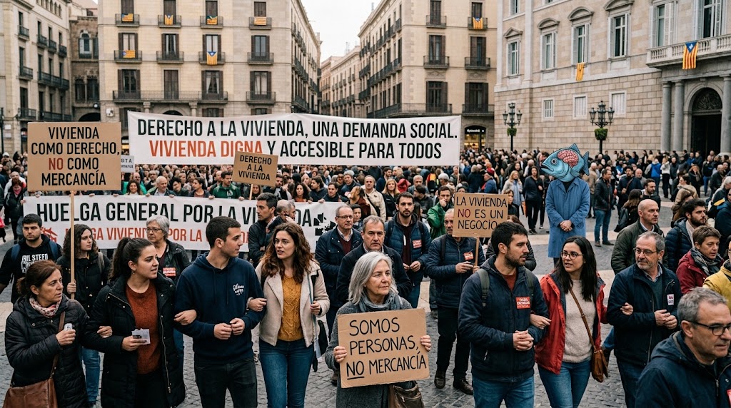 La patronal cuestiona la huelga por la vivienda y valora recurrir a los tribunales