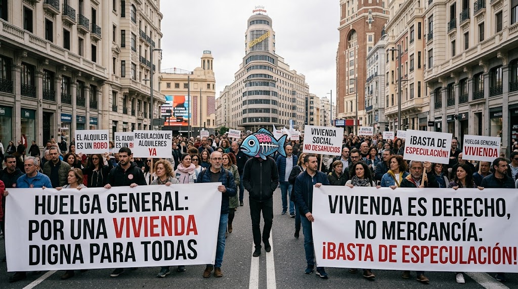 Montero interpreta la huelga general del 29-N como una respuesta sindical contra la oposición por el bloqueo de la vivienda